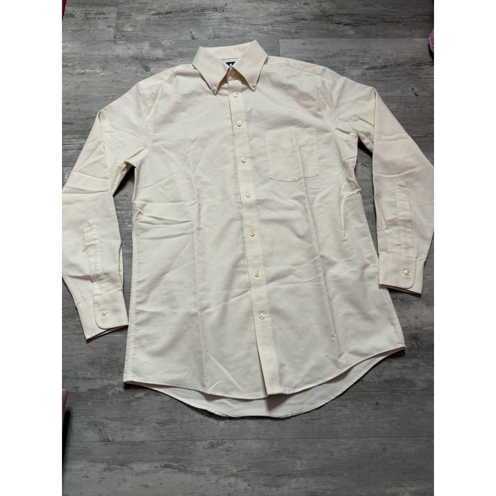 Stafford Essentials The Oxford Shirt Men's Dress Shirt Size 15 A1-H34